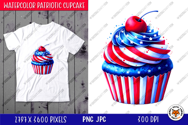 patriotic-cupcake-png-4th-of-july-sublimation-png