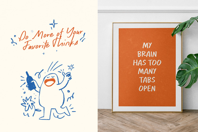 caption-handwriting-cute-font-duo