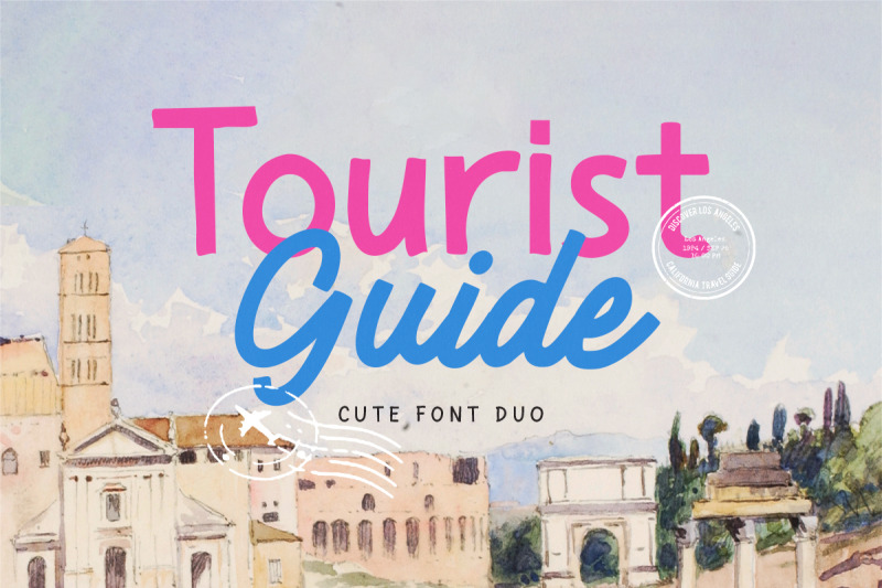 tourist-guide-holiday-font-duo