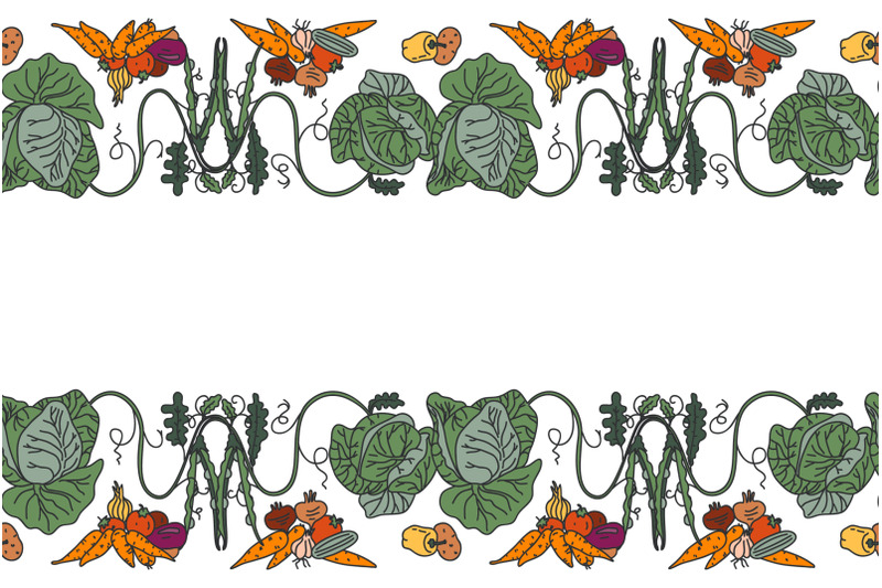 botanical-decorative-different-vegetables-horizontal-seamless-pattern
