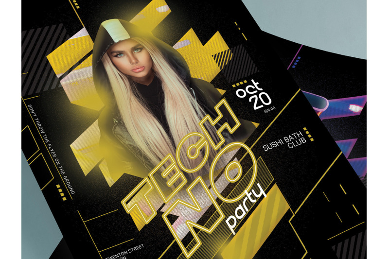 futuristic-techno-party
