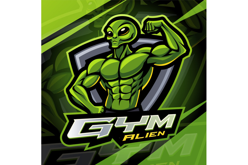 gym-alien-esport-mascot-logo-design