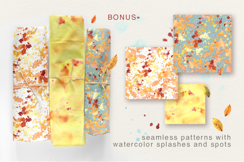 autumn-watercolor-patterns-mini-set