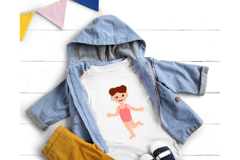 children-playing-on-the-beach-collection-svg-file