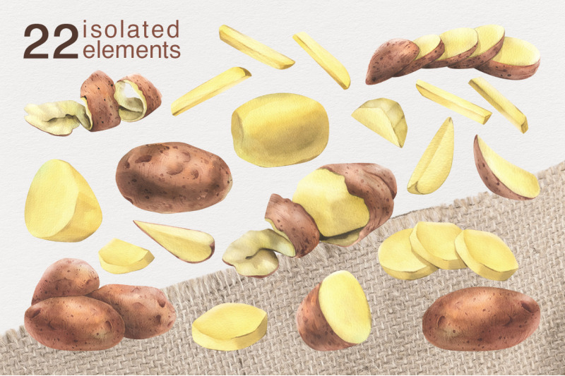 red-potato-watercolor-clip-art