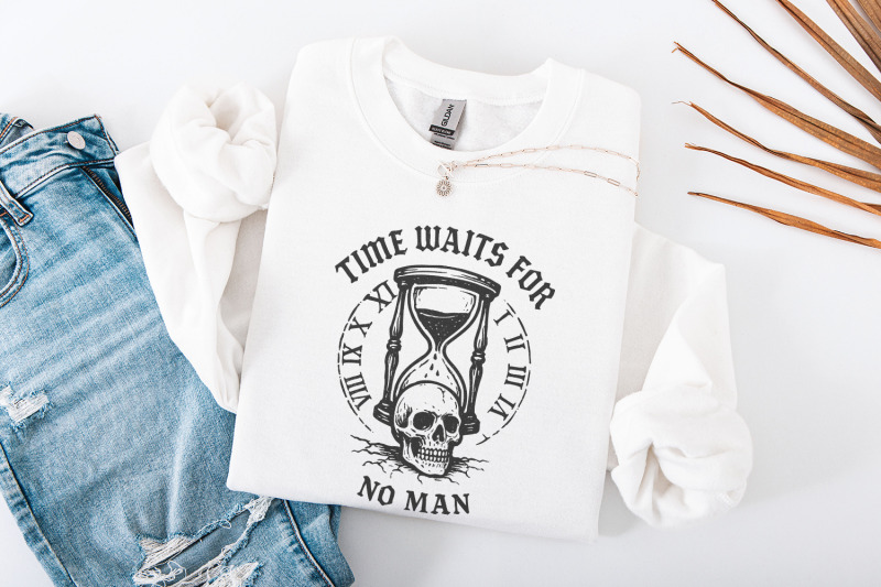 time-waits-for-no-man-skull-hourglass-png-vintage-gothic-png-file-mo