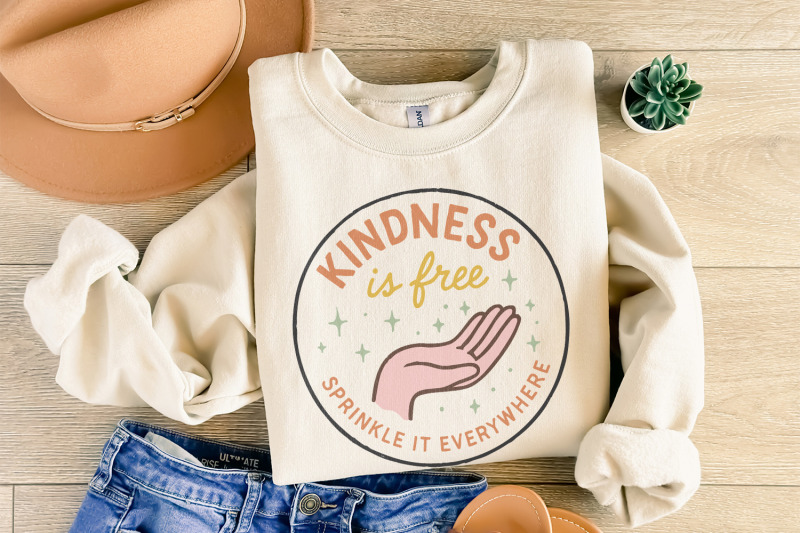kindness-is-free-png-sprinkle-it-everywhere-positive-quote-shirt-mo