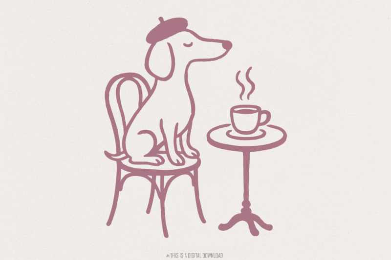 dog-drinking-coffee-png-cute-dog-art-print-coffee-lover-digital-down
