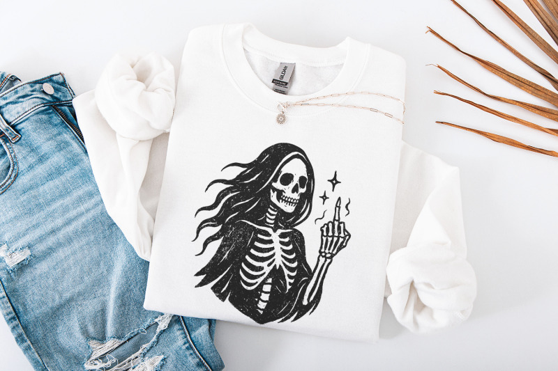 gothic-skeleton-png-middle-finger-digital-art-halloween-skull-design