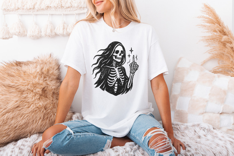 gothic-skeleton-png-middle-finger-digital-art-halloween-skull-design