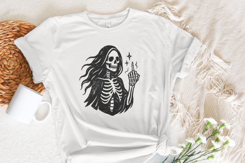 gothic-skeleton-png-middle-finger-digital-art-halloween-skull-design