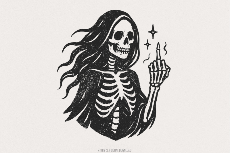 gothic-skeleton-png-middle-finger-digital-art-halloween-skull-design