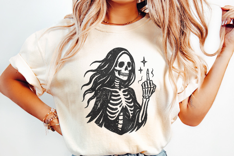 gothic-skeleton-png-middle-finger-digital-art-halloween-skull-design