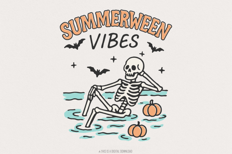 summerween-vibes-png-skeleton-pool-halloween-cute-spooky-png-summer