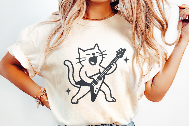 rocking-cat-png-funny-digital-download-guitar-cat-art-music-lover-s