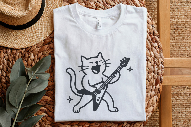 rocking-cat-png-funny-digital-download-guitar-cat-art-music-lover-s