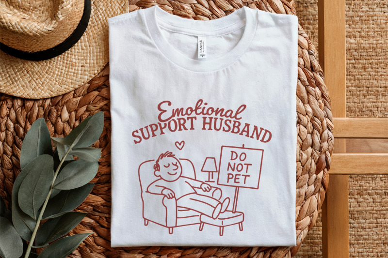 emotional-support-husband-png-do-not-pet-funny-shirt-design-digital