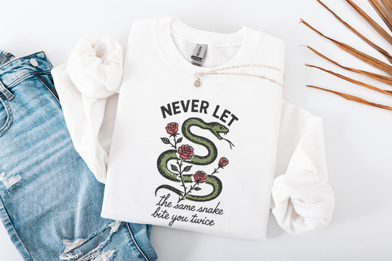 never-let-the-same-snake-bite-you-twice-png-retro-snake-and-rose-desi