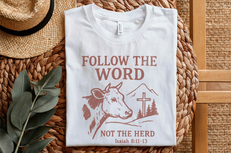 follow-the-word-not-the-herd-png-christian-cow-shirt-digital-download