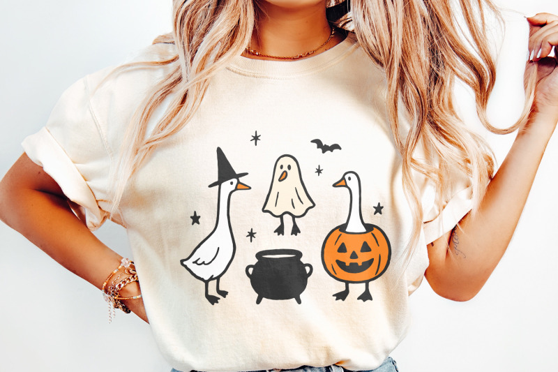 halloween-goose-png-witch-goose-pumpkin-costume-ghost-animal-digita
