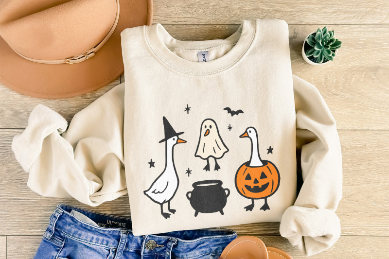 halloween-goose-png-witch-goose-pumpkin-costume-ghost-animal-digita