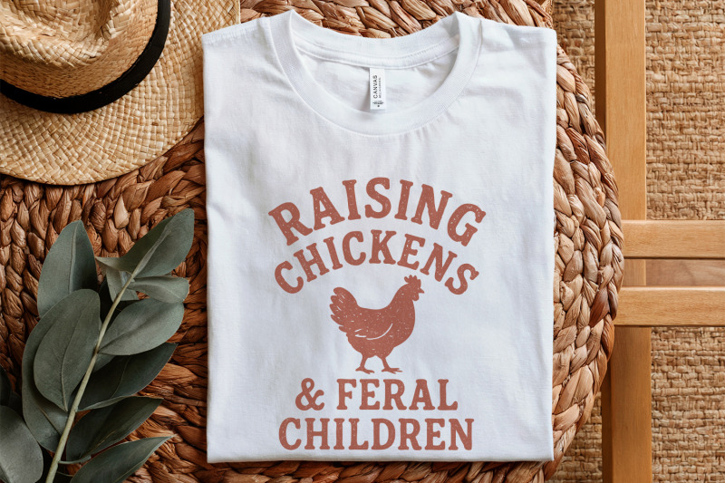 raising-chickens-amp-feral-children-png-funny-farm-shirt-design-backya