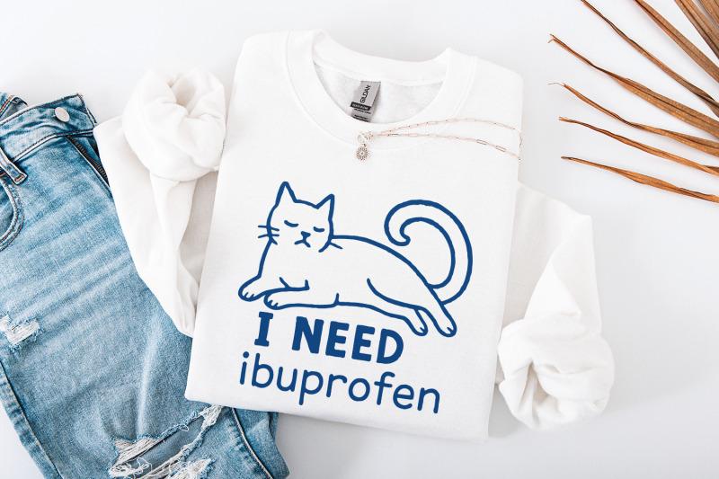i-need-ibuprofen-png-funny-cat-digital-download-sarcastic-cat-quote