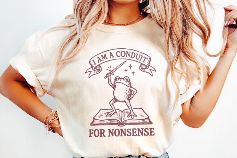 i-am-a-conduit-for-nonsense-png-funny-frog-book-art-printable-magic