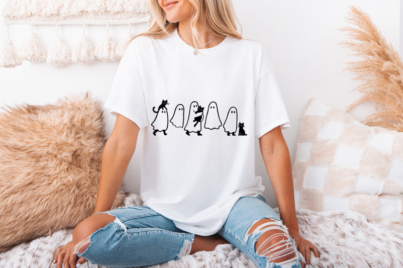 ghosts-with-cats-png-cute-halloween-digital-download-cat-lover-shirt