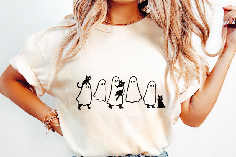 ghosts-with-cats-png-cute-halloween-digital-download-cat-lover-shirt