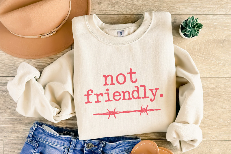 not-friendly-png-barbed-wire-printable-shirt-edgy-quote-typography
