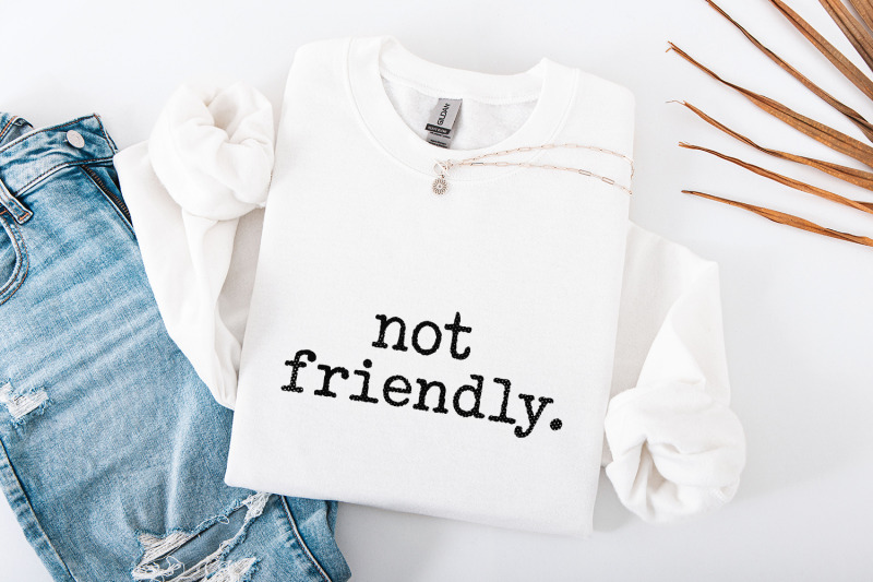 not-friendly-png-digital-download-typography-shirt-sarcastic-quote