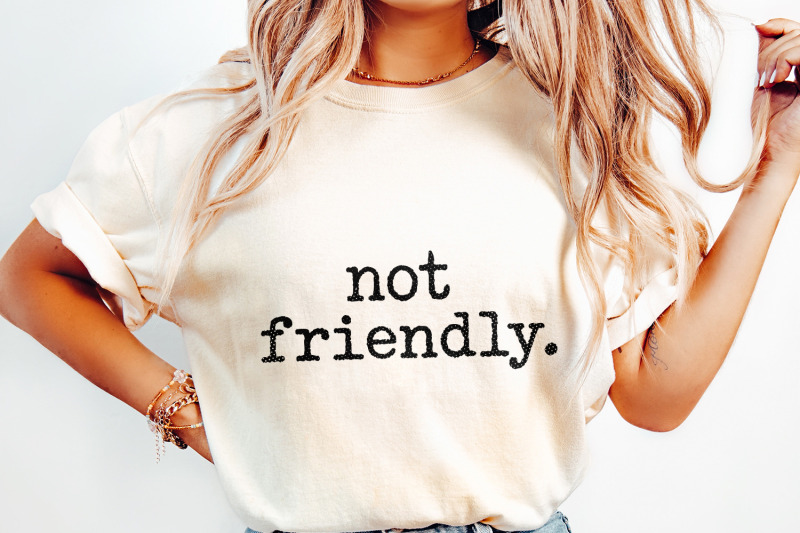 not-friendly-png-digital-download-typography-shirt-sarcastic-quote