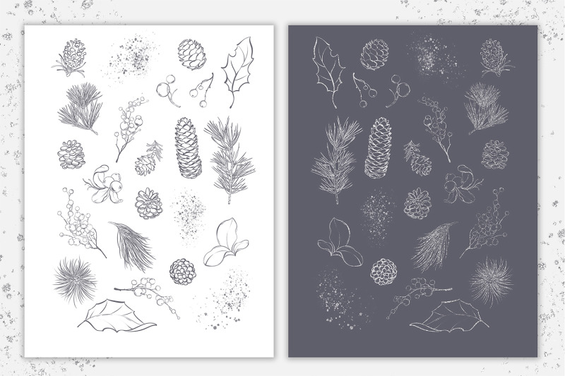 watercolor-winter-birds-amp-florals-clipart-collection