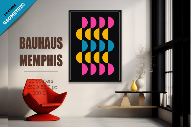 abstract-geometric-bauhaus-memphis-20-posters