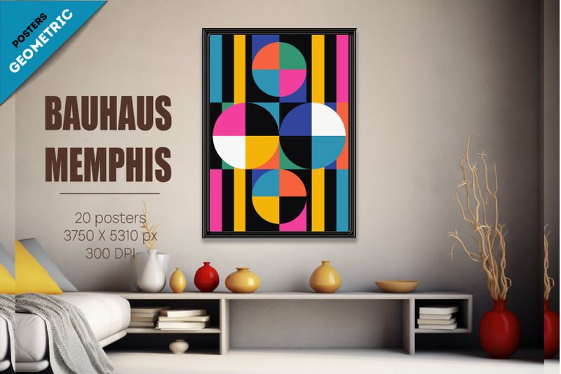 abstract-geometric-bauhaus-memphis-20-posters