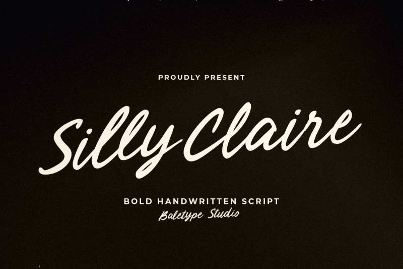 silly-claire-bold-handwritten
