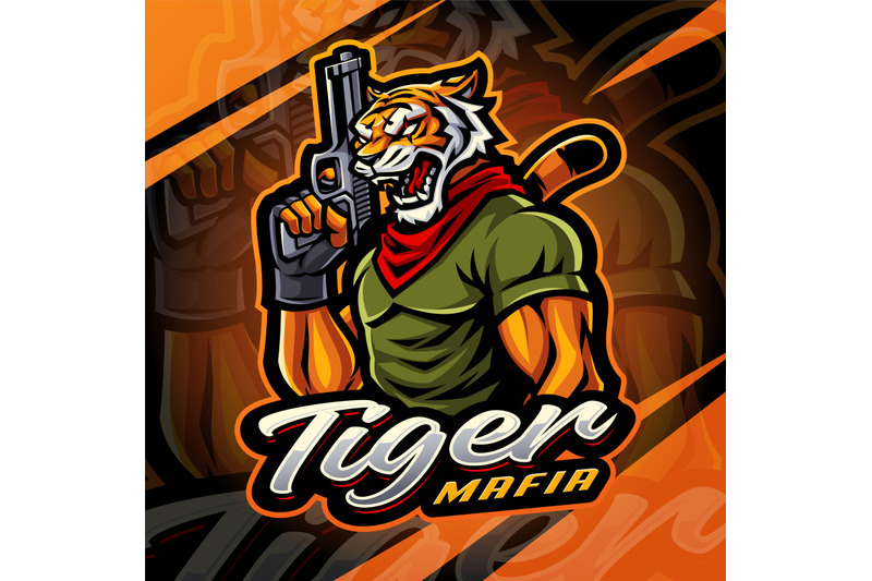 tiger-mafia-esport-mascot-logo-design