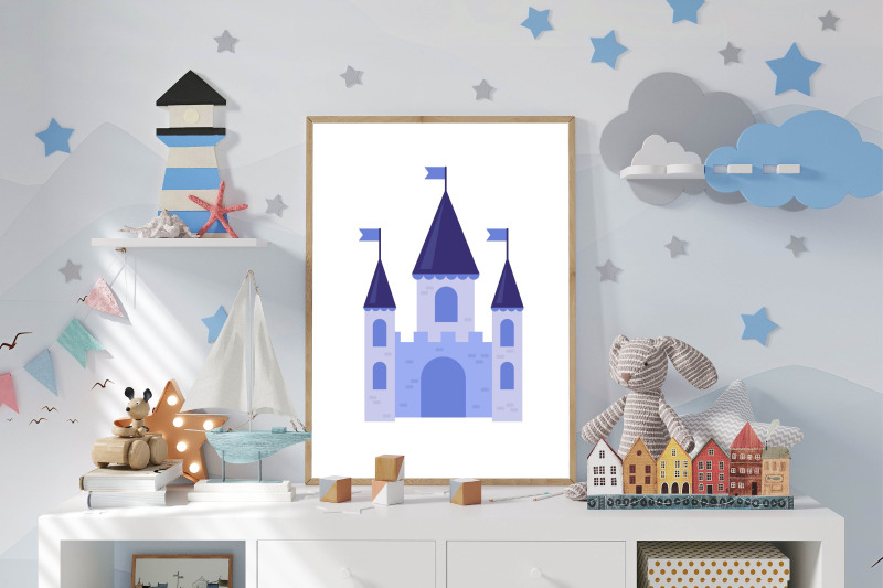 princess-castle-collection-svg-file