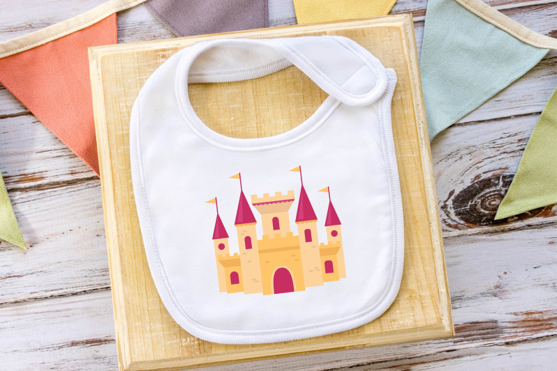 princess-castle-collection-svg-file