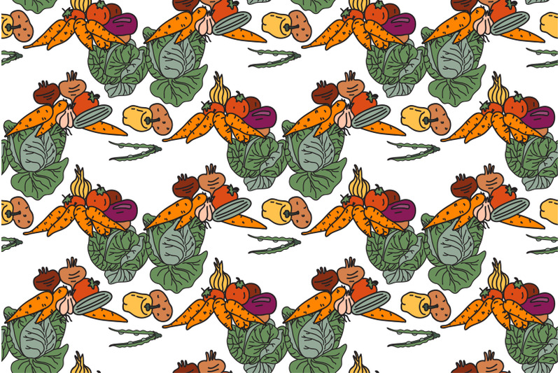 botanical-colorful-vegetables-seamless-pattern-vector-illustration
