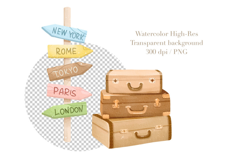 travel-watercolor-clipart-tourism-clipart