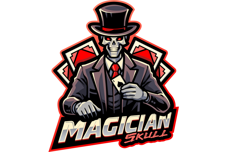 magician-skull-esport-mascot-logo-design