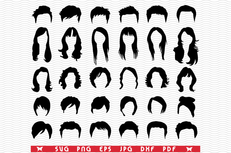 svg-hairstyles-black-templates-digital-clipart