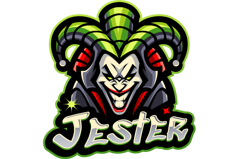 jester-head-esport-mascot-logo-design