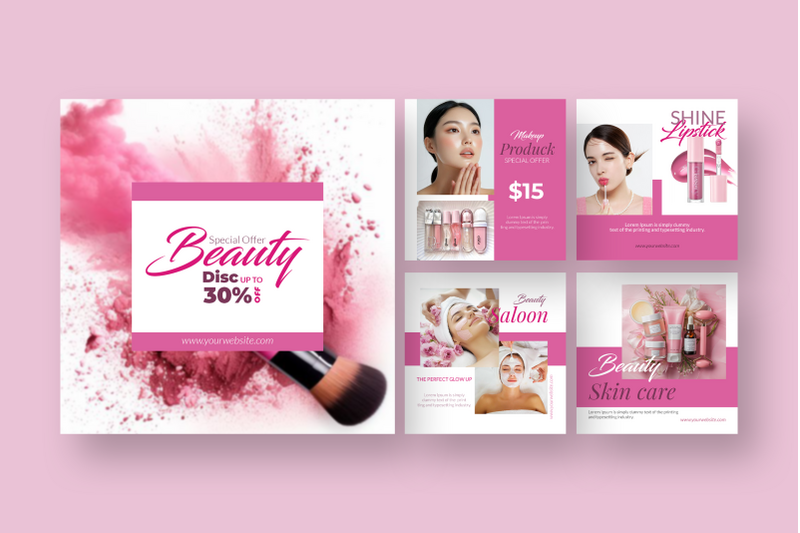beauty-instagram-post-template