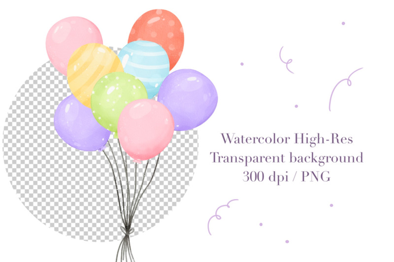 colorful-watercolor-balloons-decor-clipart