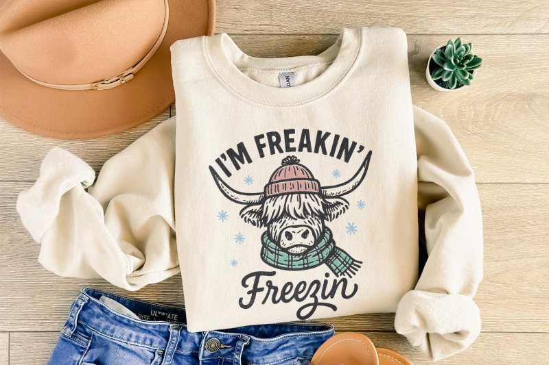 i-039-m-freakin-039-freezin-039-png-highland-cow-winter-shirt-funny-cold-weath