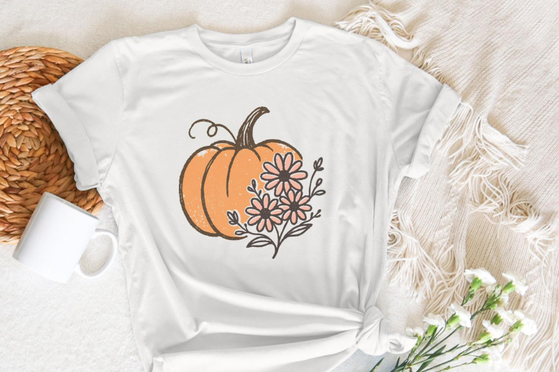 pumpkin-png-fall-floral-pumpkin-digital-download-autumn-flowers-clip