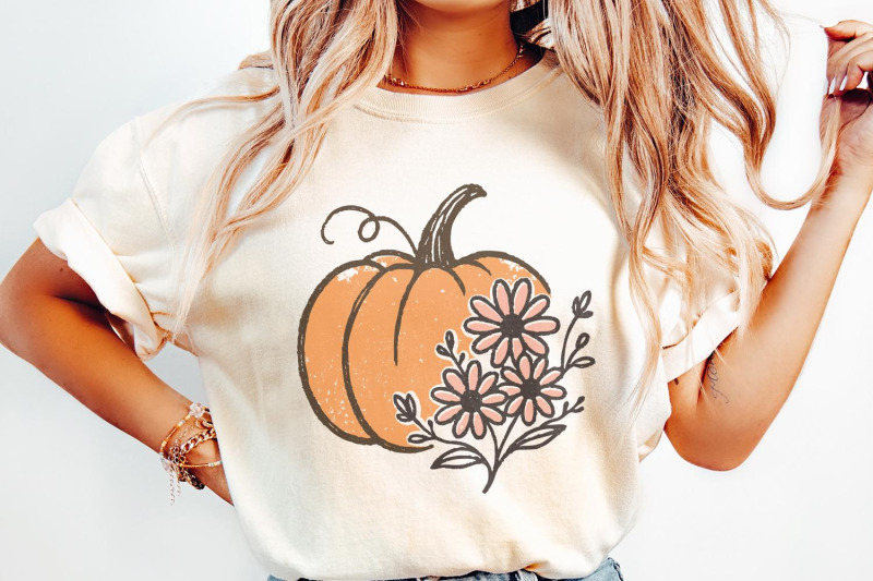 pumpkin-png-fall-floral-pumpkin-digital-download-autumn-flowers-clip